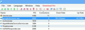 Netbalancer Data for Google Drive screenshot from Netbalancer